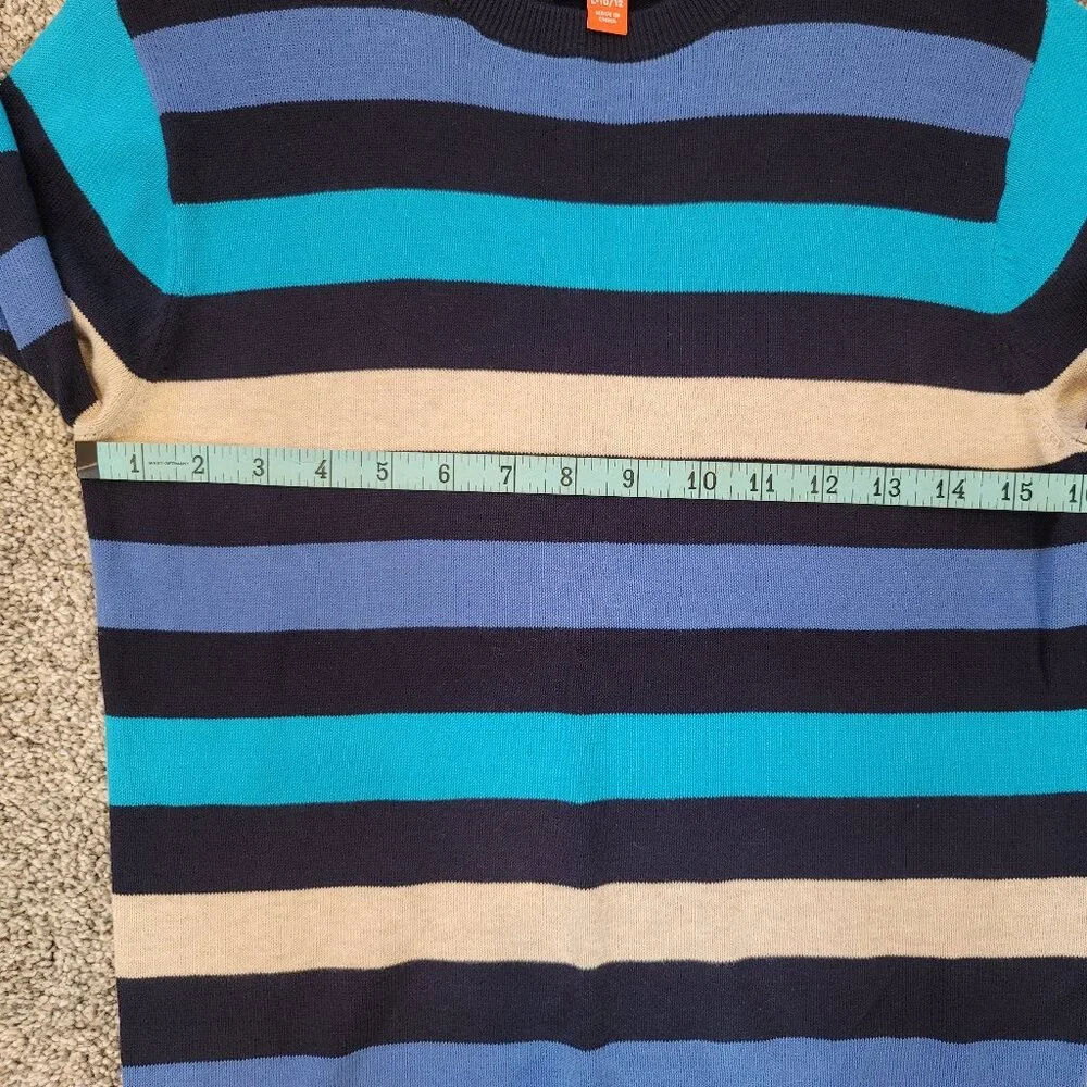 Children's Place Boys Blue Stripe Sweater Large 10-12